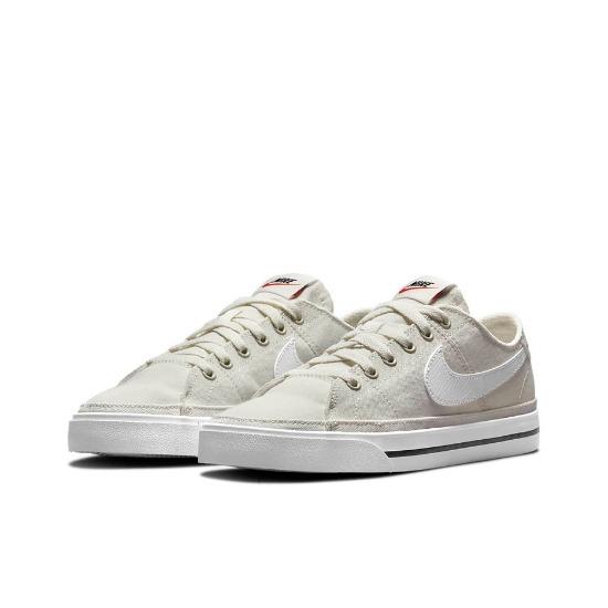 Nike Женские кроссовки Court Legacy Canvas Sail CZ0294-101 EU 35.5 чёрный/белый